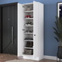 Hanah Home Armario Multiusos Blanco de Diseño Escandinavo